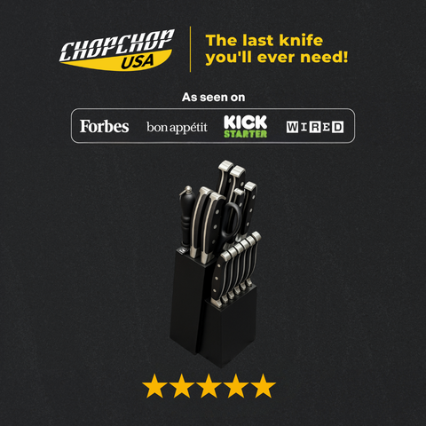 Stainless Steel Knife Block Set
