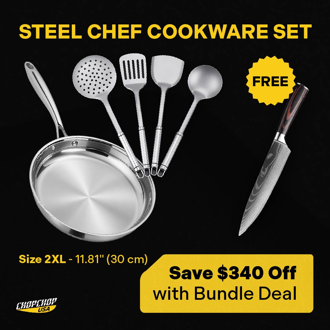 ChopChop USA Steel Chef Cookware Set