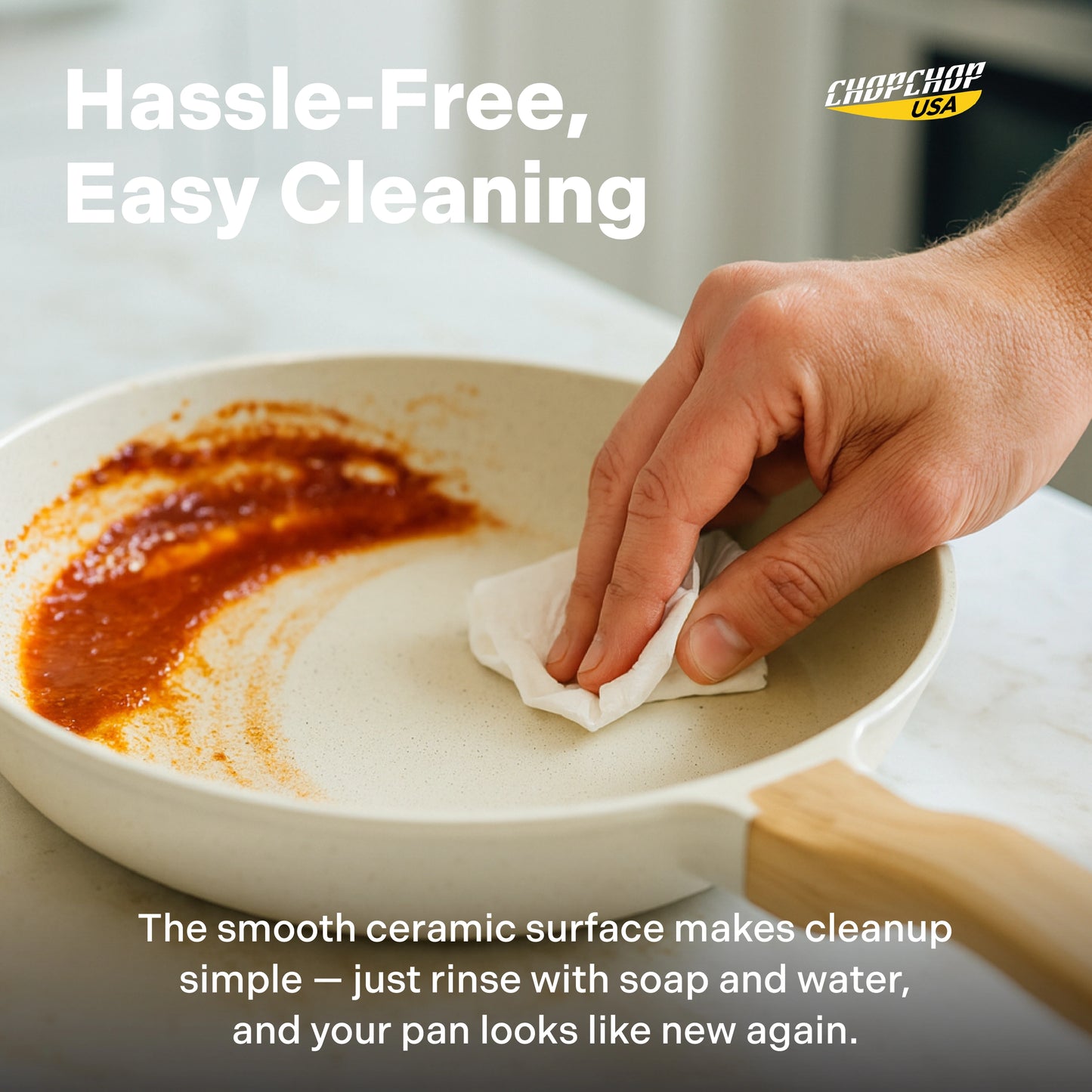 ChopChop USA Ceramic Frying Pan | Flash Sale Ends Midnight