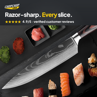 Razor-sharp. Every slice – ChopChop hybrid chef cookware set