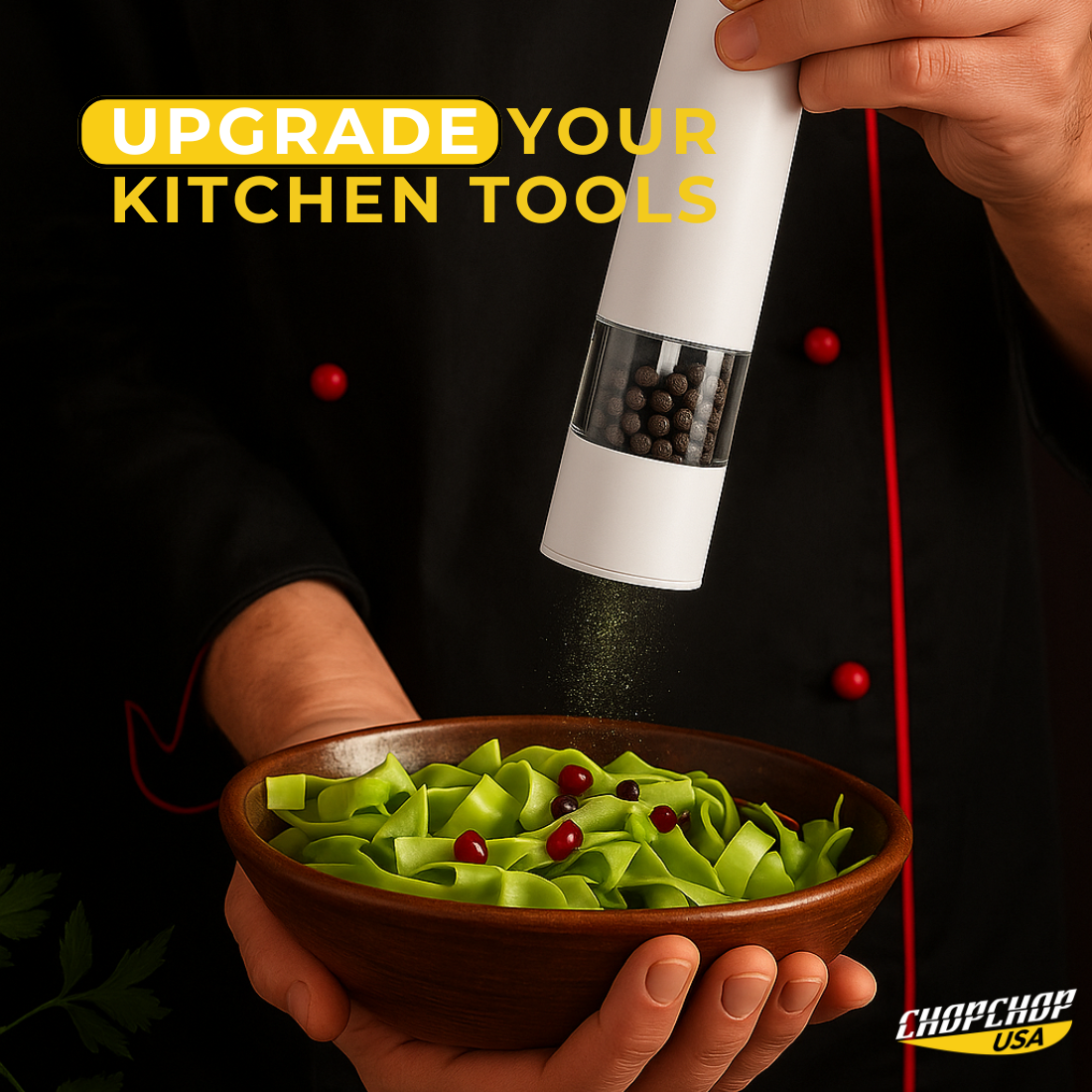 ChopChop USA Electric Salt And Pepper Grinder