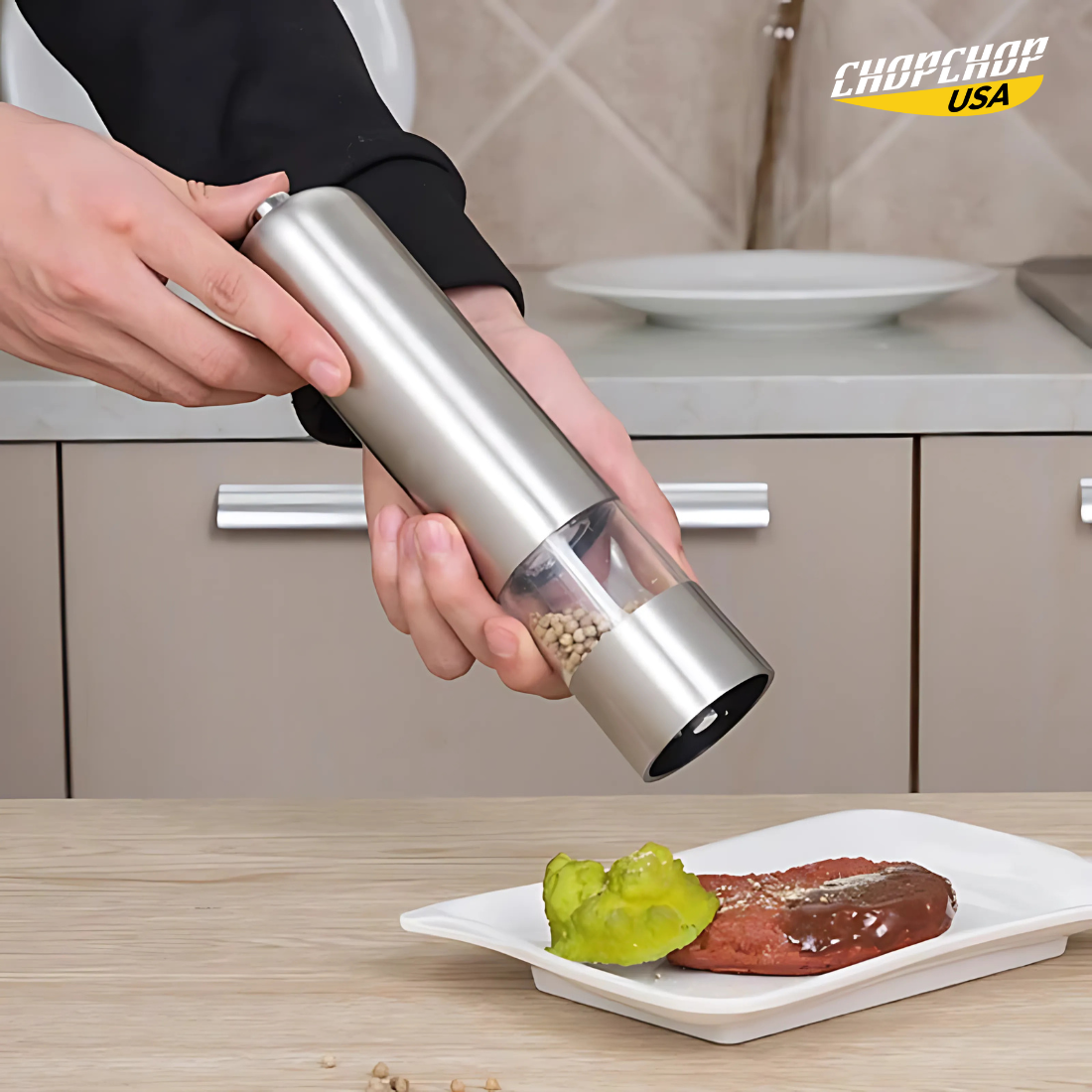 ChopChop USA Electric Salt And Pepper Grinder