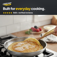Built for everyday cooking – ChopChop titanium cookware set