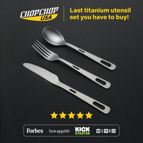 Titanium Cutlery Set