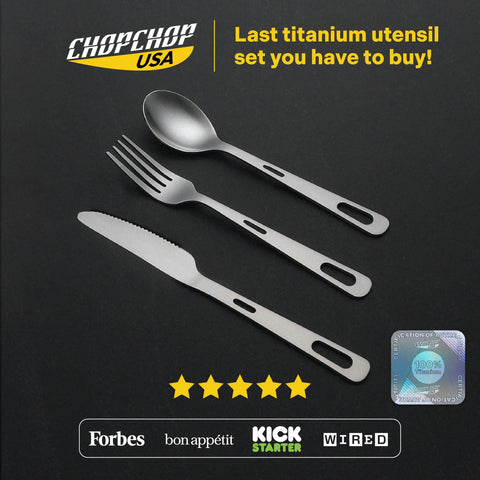 Titanium Cutlery Set