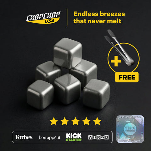 100% Pure Titanium Ice Cubes