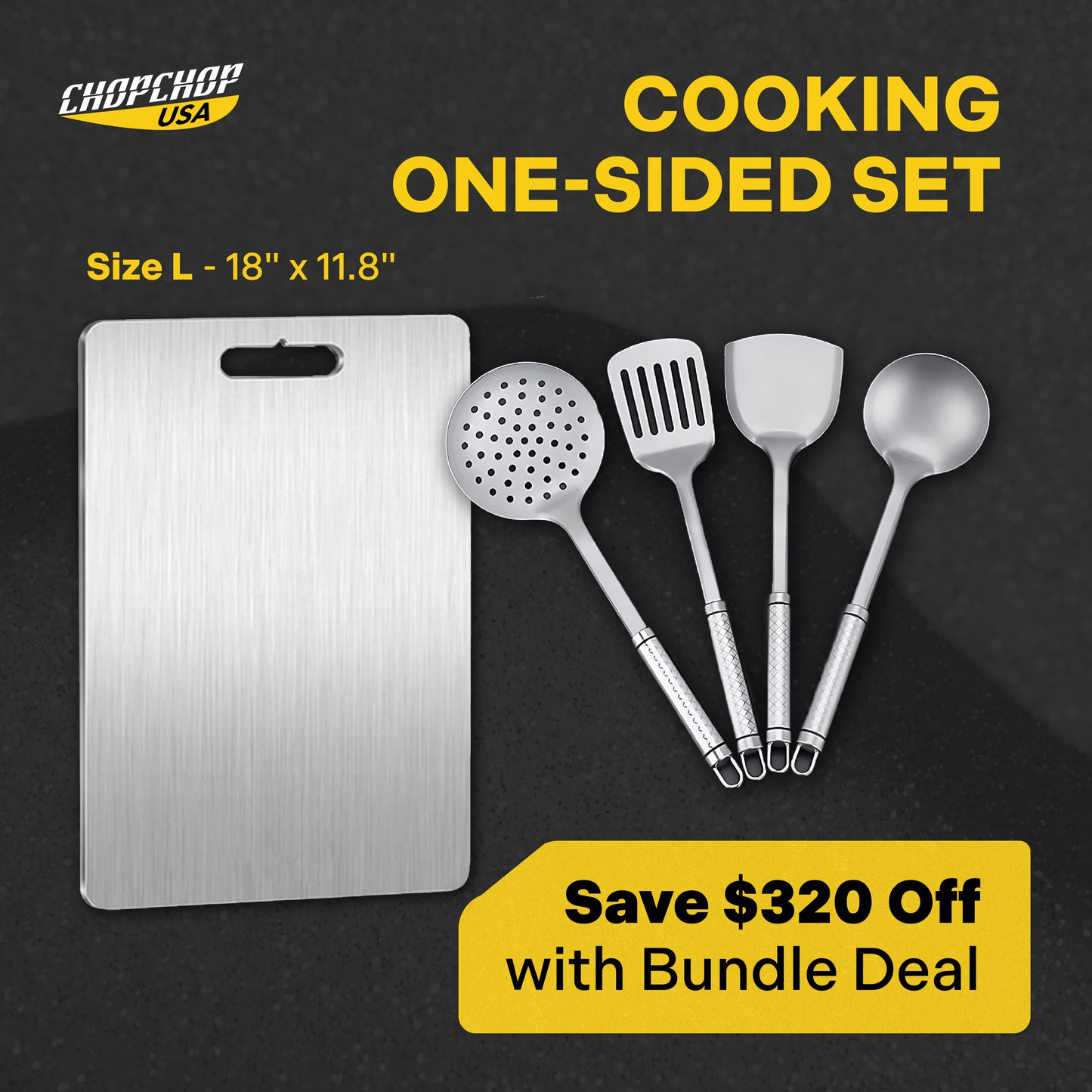 ChopChop USA Cooking One-Sided Set