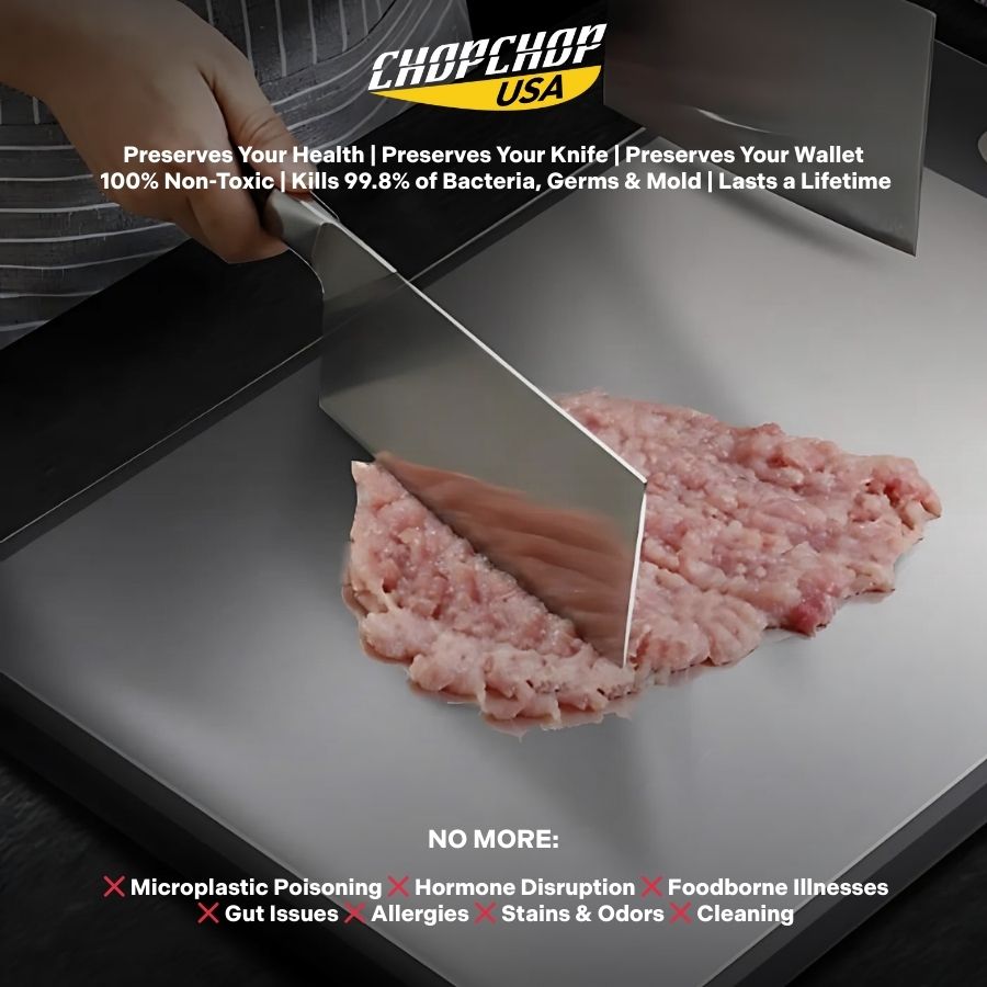 ChopChop USA Double-Sided Titanium Cutting Board