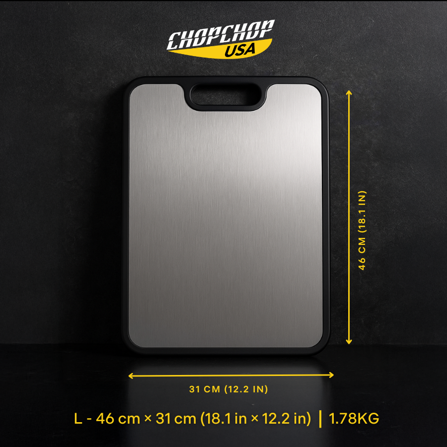 ChopChop USA Double-Sided Titanium Cutting Board