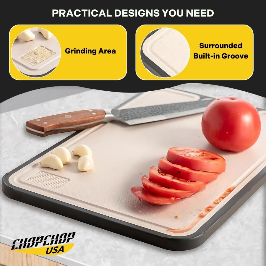 ChopChop USA Double-Sided Titanium Cutting Board