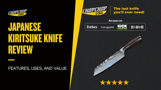 Japanese Kiritsuke Knife Review: Features, Uses, and Value