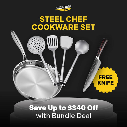 ChopChop USA Steel Chef Cookware Set