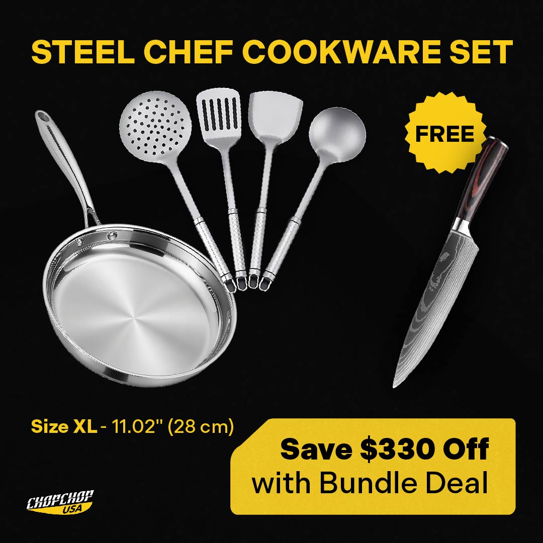 ChopChop USA Steel Chef Cookware Set