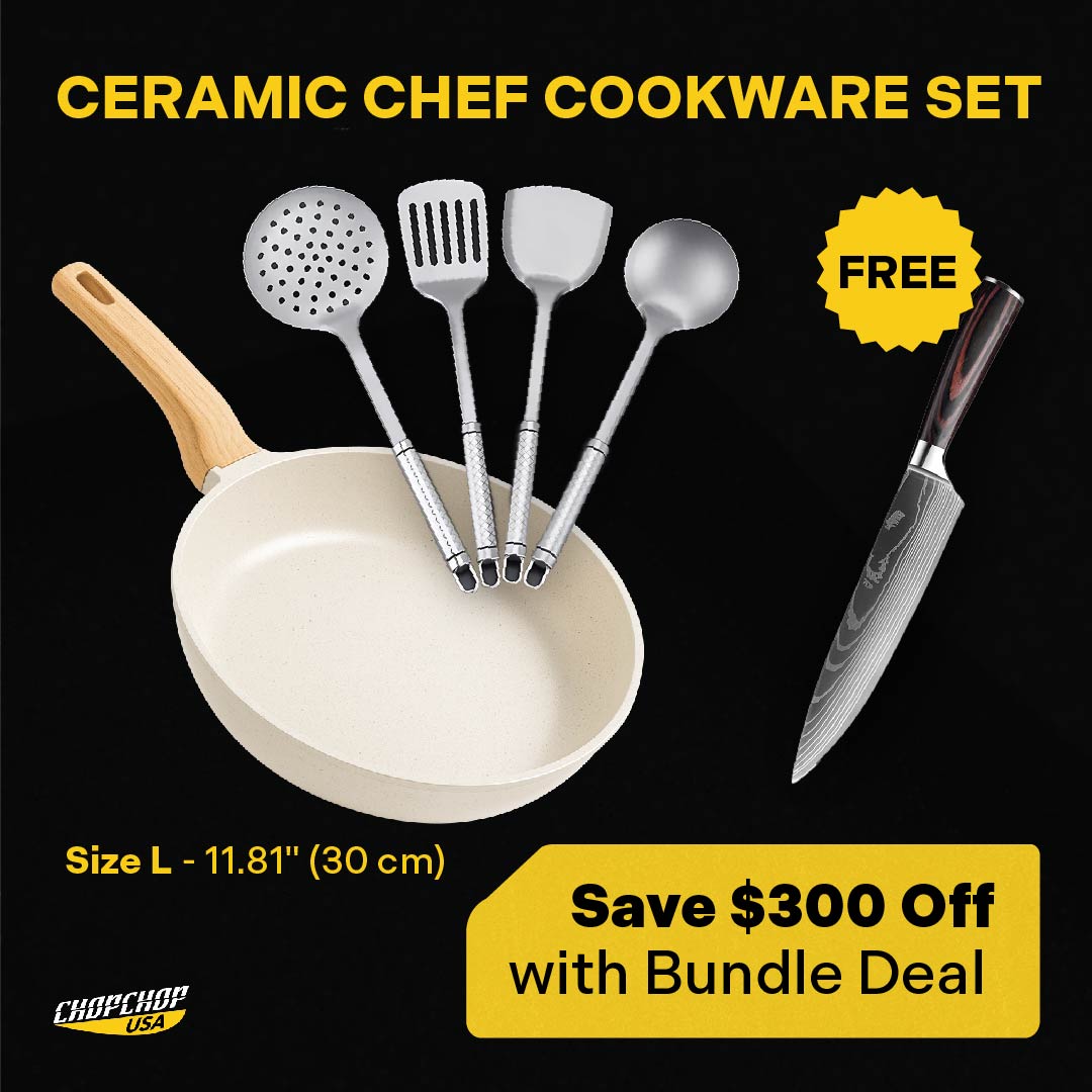 ChopChop USA Ceramic Chef Cookware Set