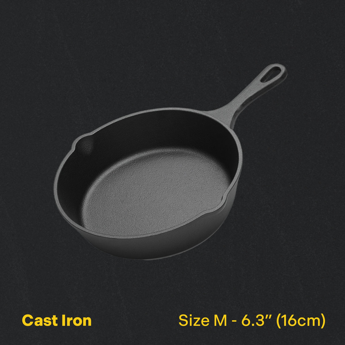 ChopChop cast iron skillet – 6.3" (16 cm)