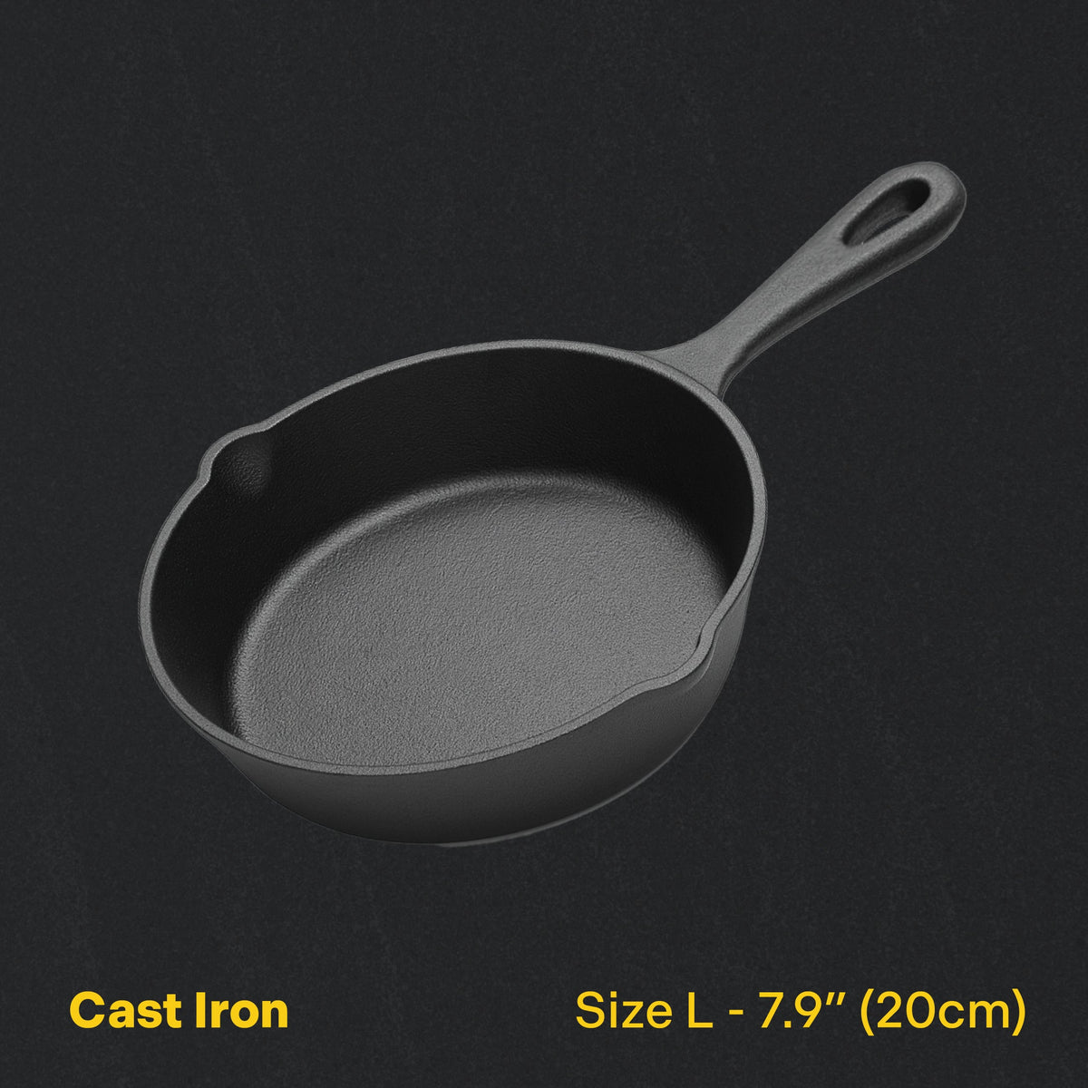 ChopChop cast iron skillet – 7.9" (20 cm)