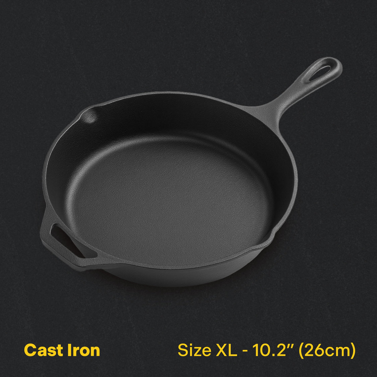 ChopChop cast iron skillet – 10.2" (26 cm)