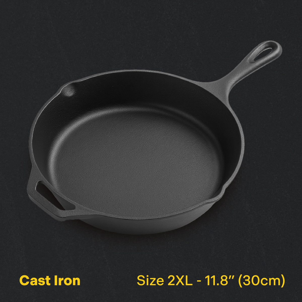 ChopChop cast iron skillet – 11.8" (30 cm)