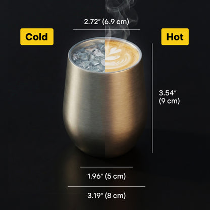 ChopChop USA Titanium Double Wall Insulated Water Cup