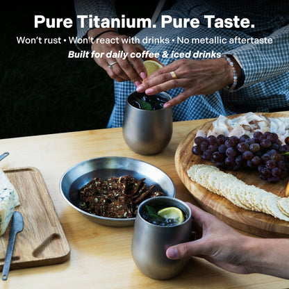 ChopChop USA Titanium Double Wall Insulated Water Cup