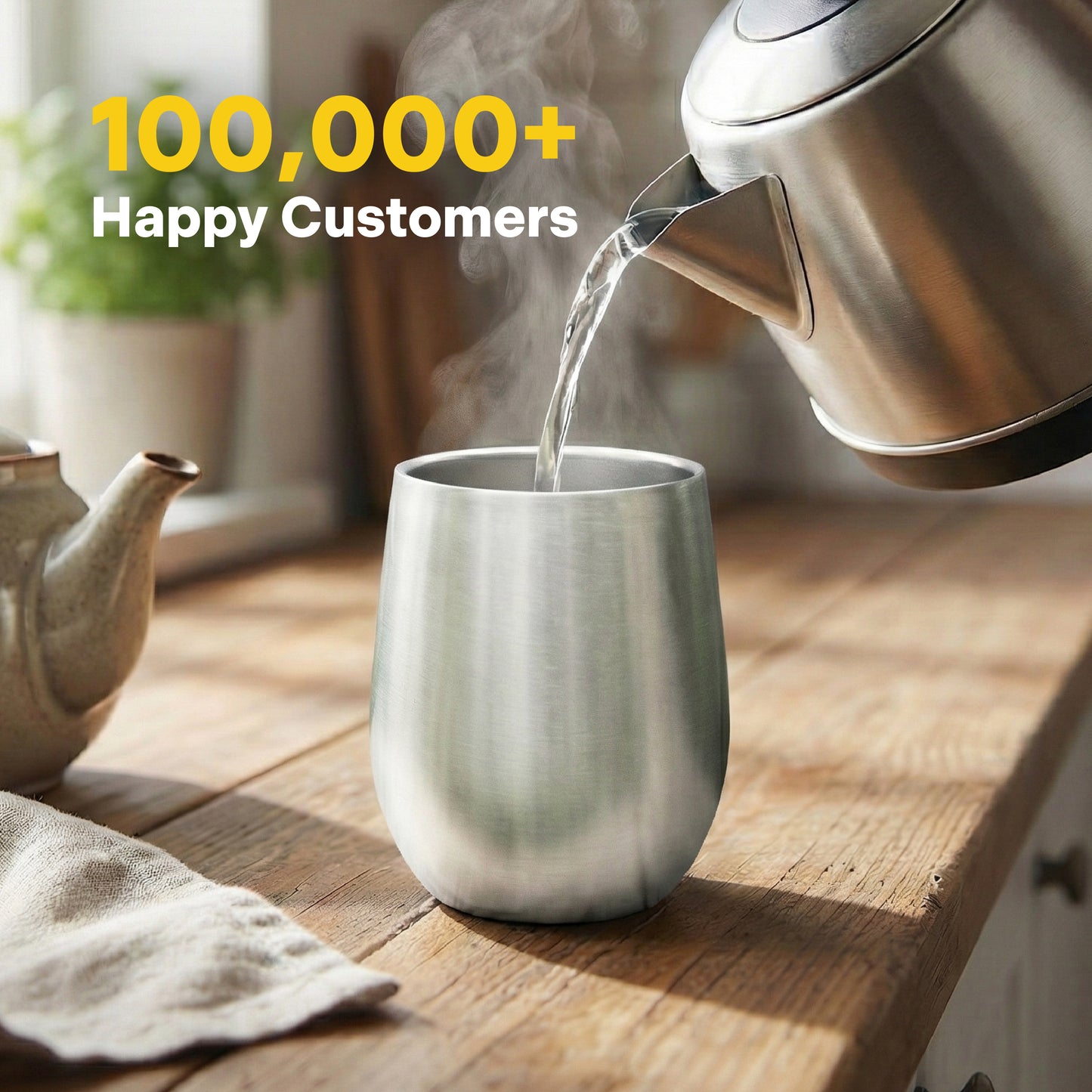 ChopChop USA Titanium Double Wall Insulated Water Cup