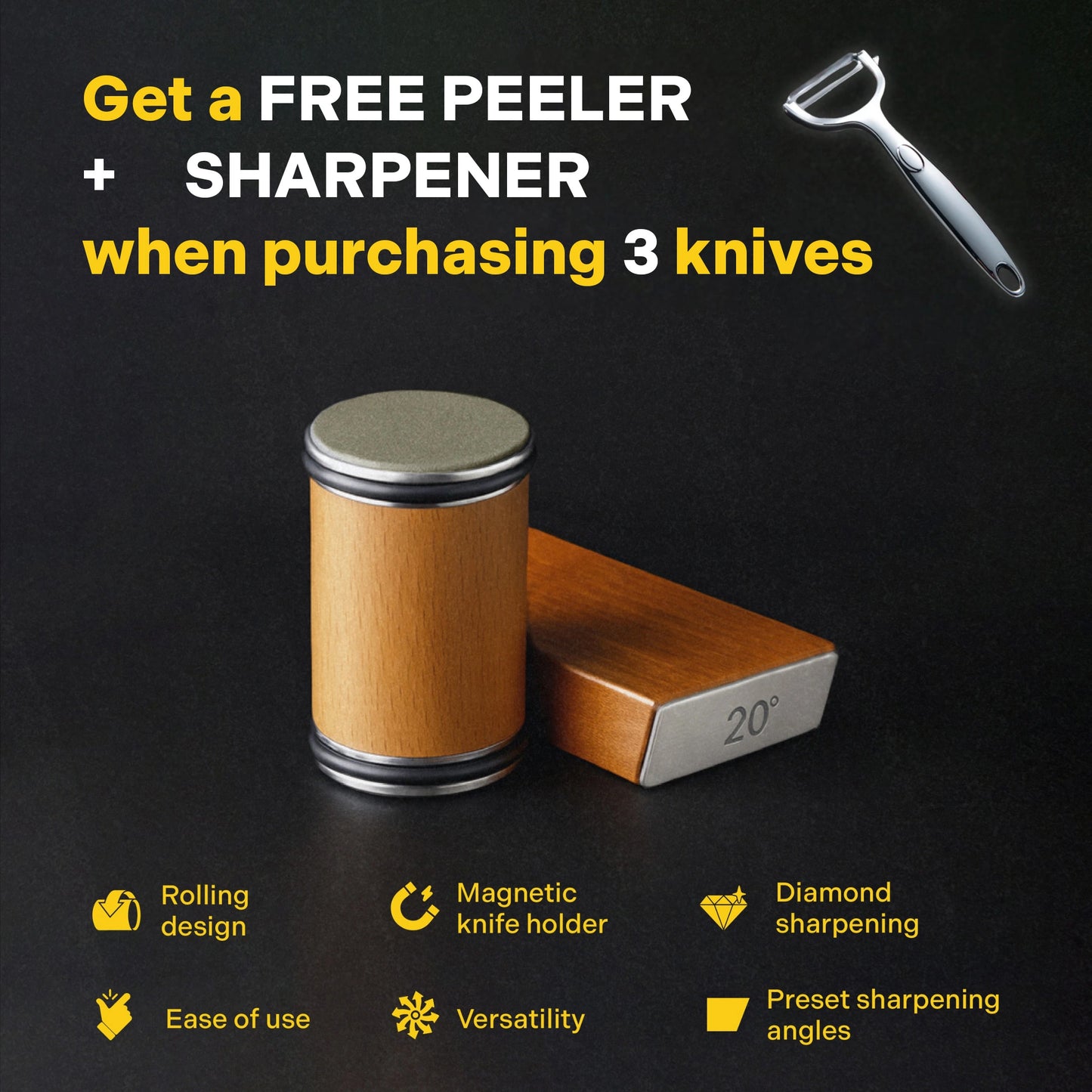 ChopChop USA Stainless Steel Kitchen Knife | New Year Sale