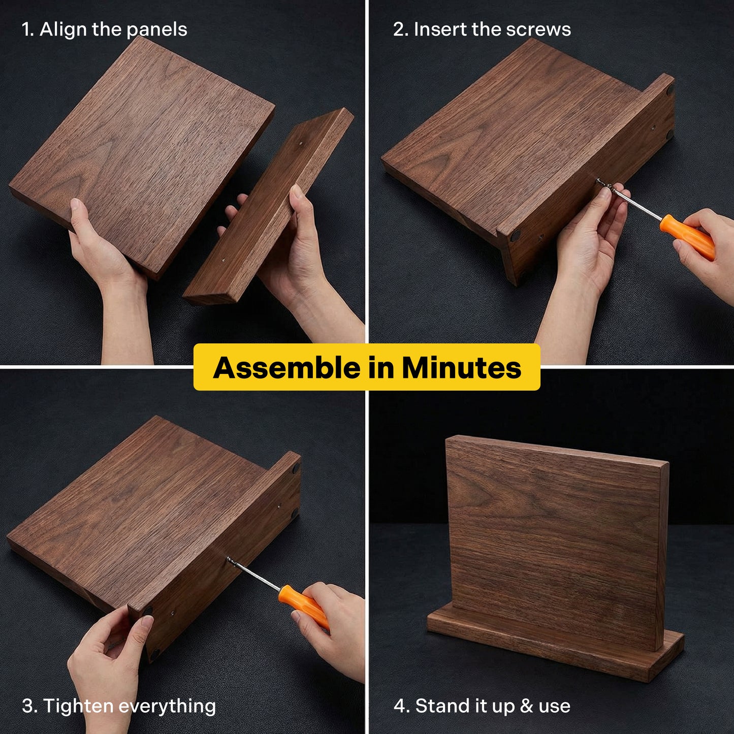 ChopChop USA Magnetic Knife Block - New Year Sale