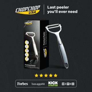 ChopChop USA precision peeler with its box