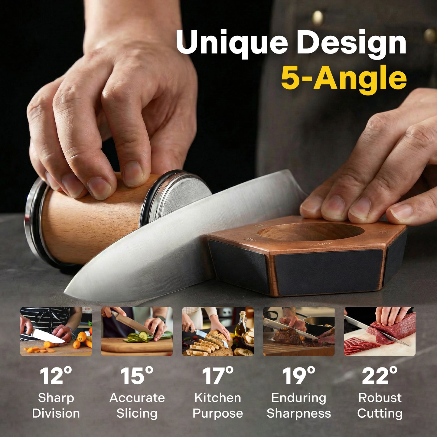 ChopChop USA Rolling Knife Sharpener | Valentine's Sale