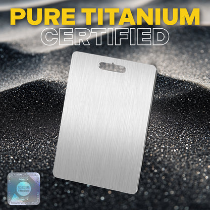 ChopChop™ USA 100% Pure Titanium Cutting Board | New Year Sale