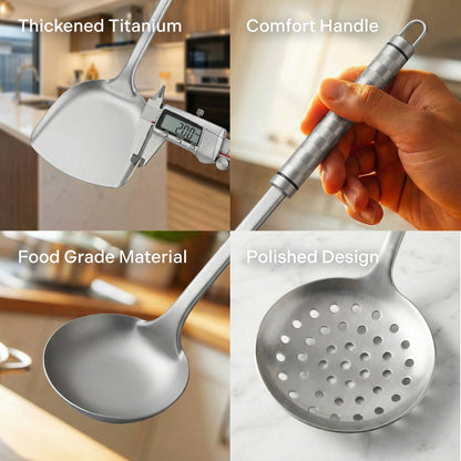 ChopChop USA 100% Pure Titanium Utensils