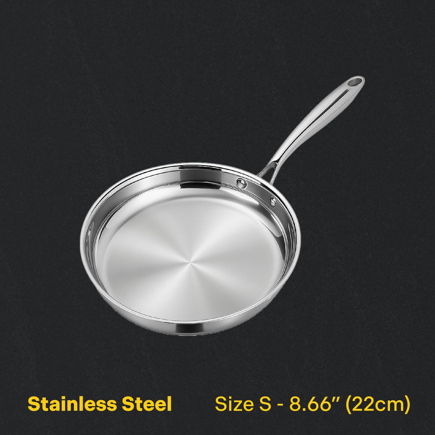 ChopChop USA Premium Stainless Steel Frying Pan | New Year Sale