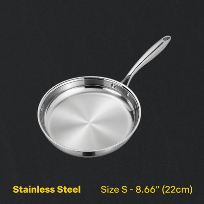 ChopChop USA Premium Stainless Steel Frying Pan | New Year Sale