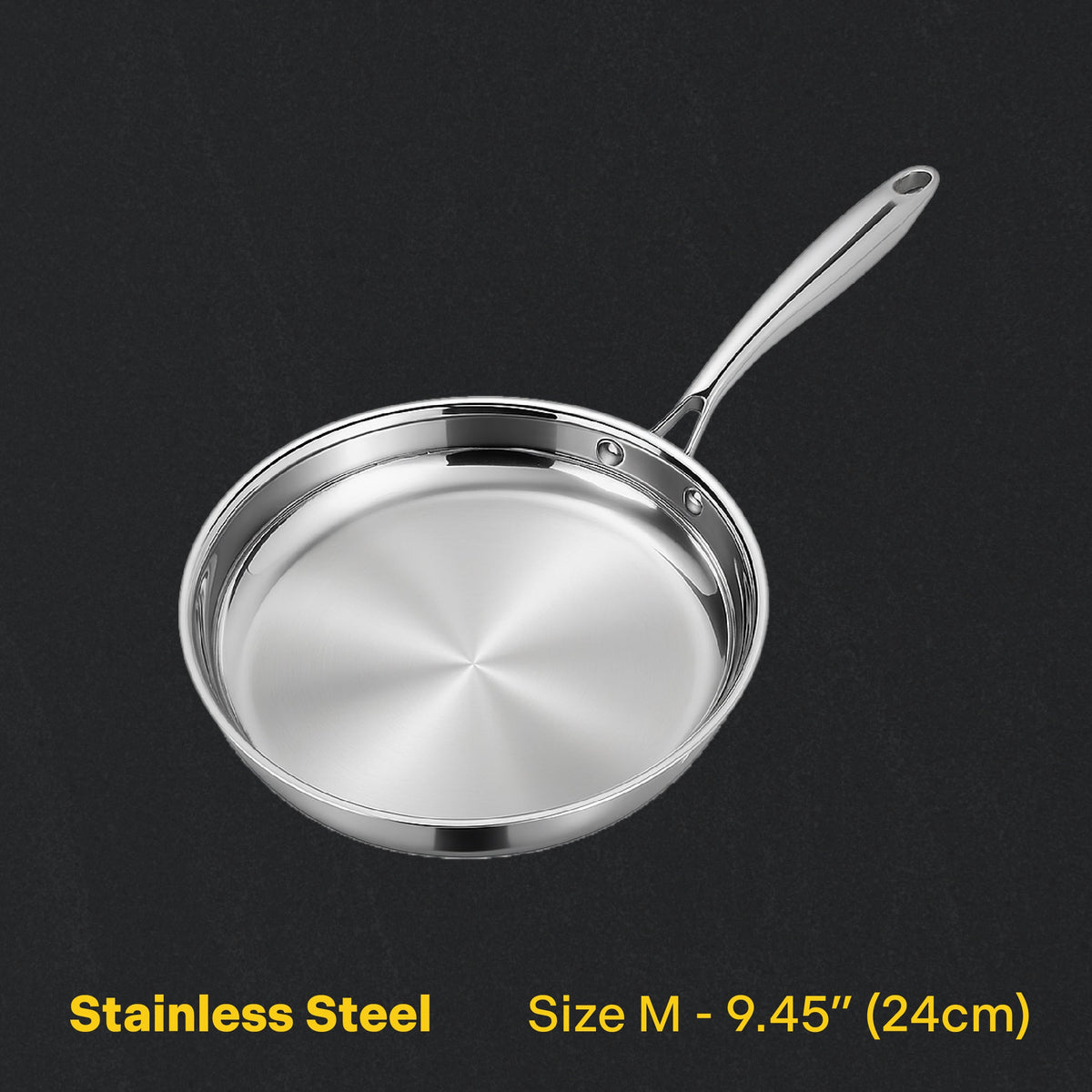 ChopChop stainless steel frying pan – 9.45" (24 cm)