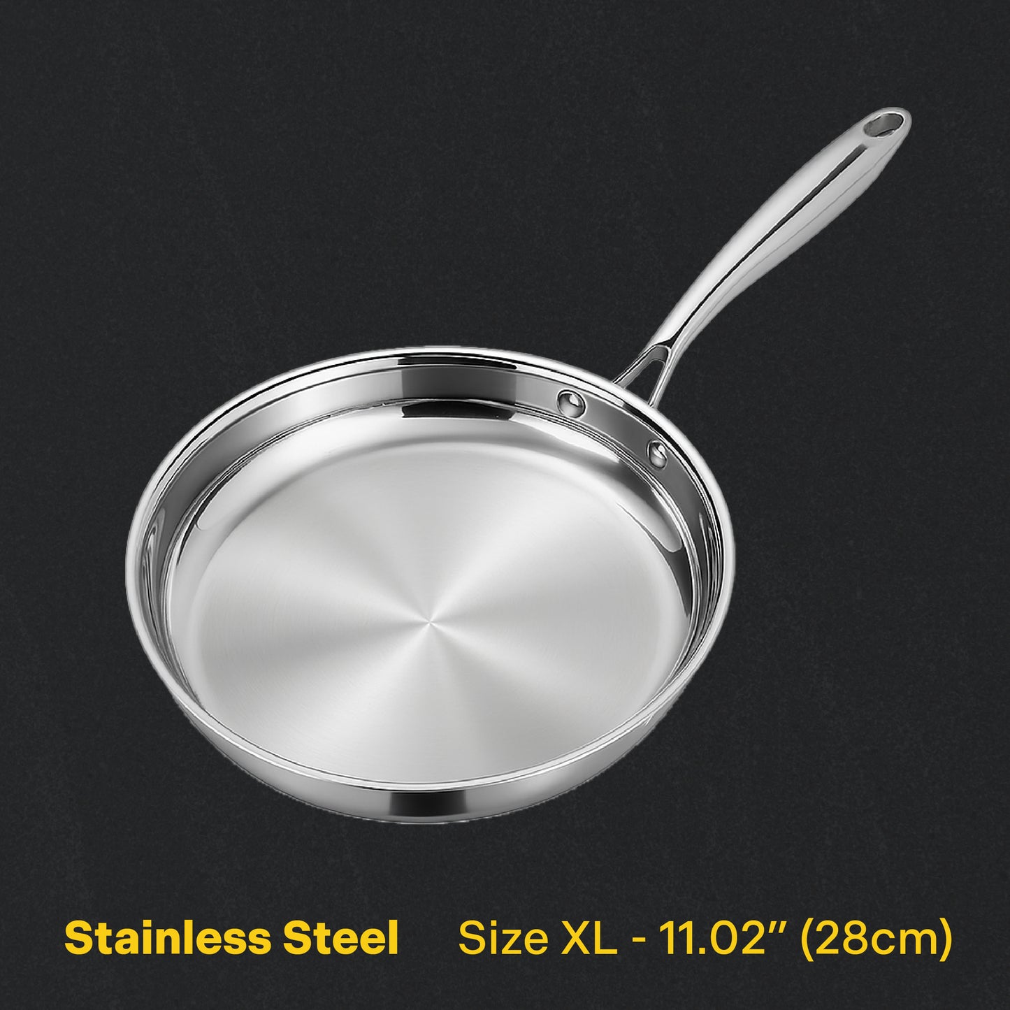 ChopChop USA Premium Stainless Steel Frying Pan | New Year Sale
