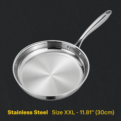 ChopChop USA Premium Stainless Steel Frying Pan | New Year Sale
