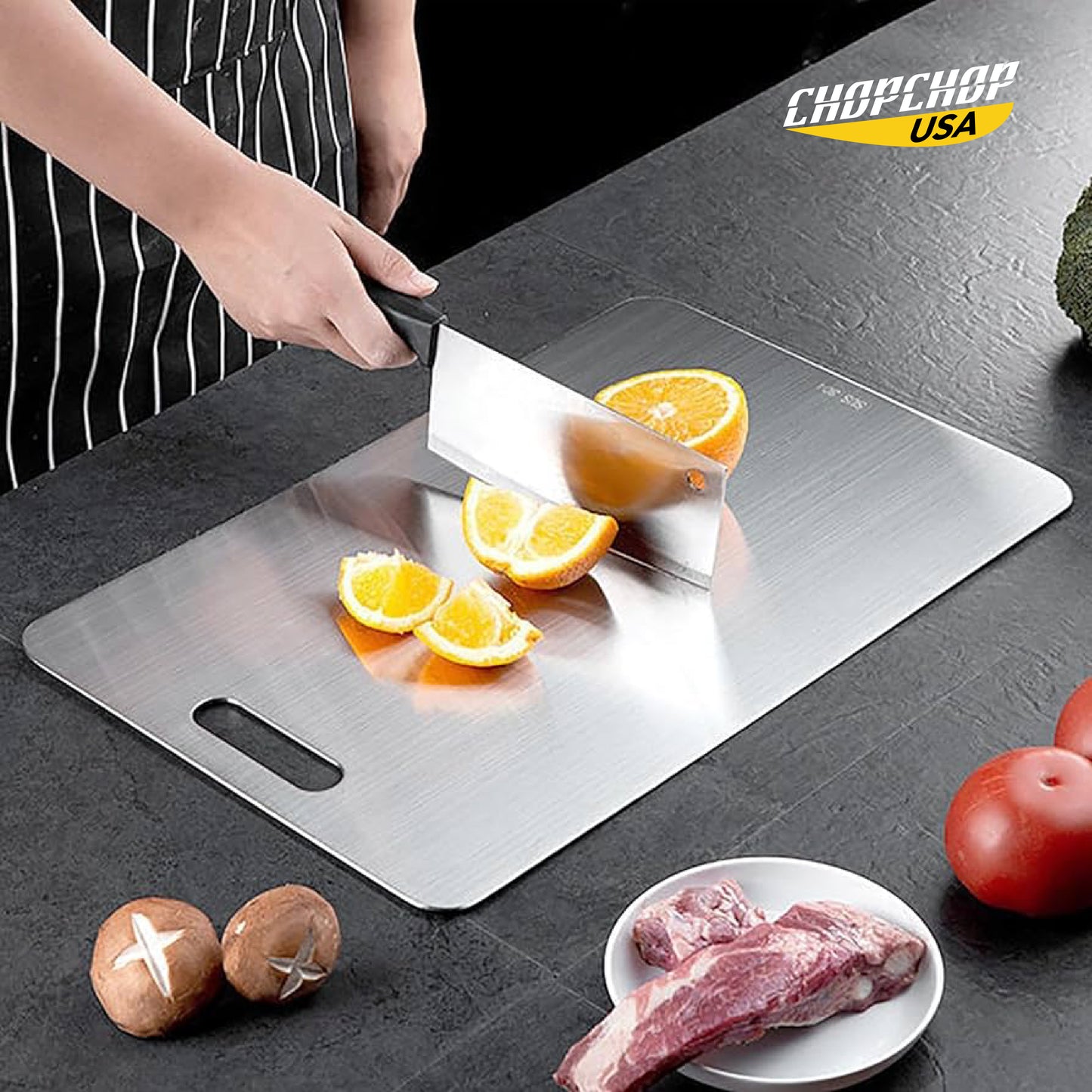 ChopChop™ USA Titanium Pro Cutting Board