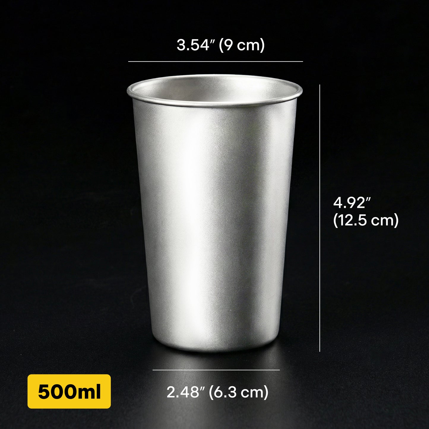 ChopChop USA 100% Pure Titanium Beer Cup - New Year Sale