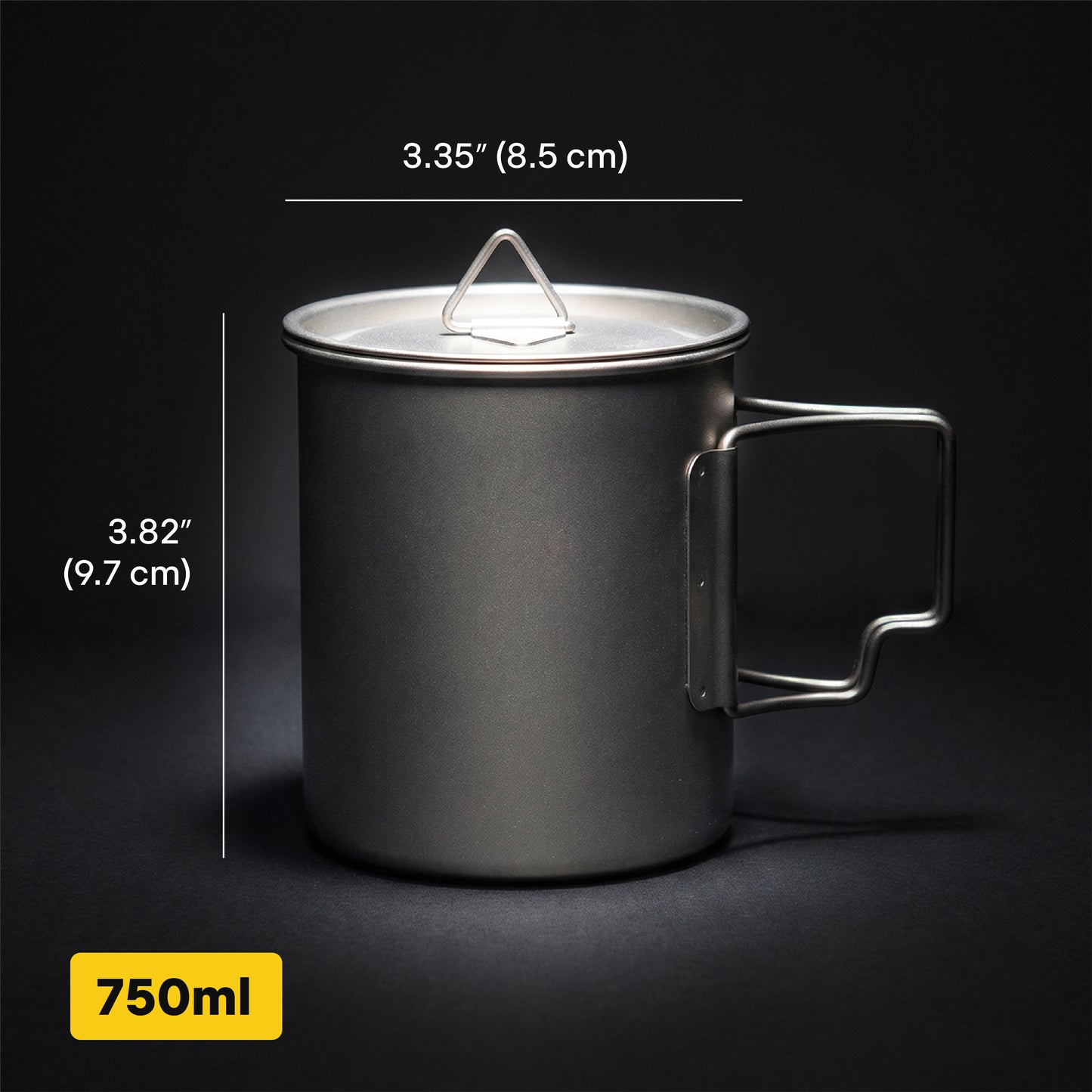 ChopChop USA 100% Pure Titanium Camping Cup - New Year Sale