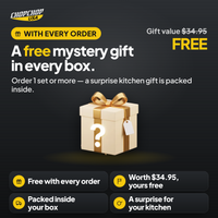 A free mystery gift in every box – free gift offer with the ChopChop 24-piece stainless steel silverware set