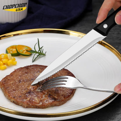 ChopChop USA 24-Piece Stainless Steel Silverware Set