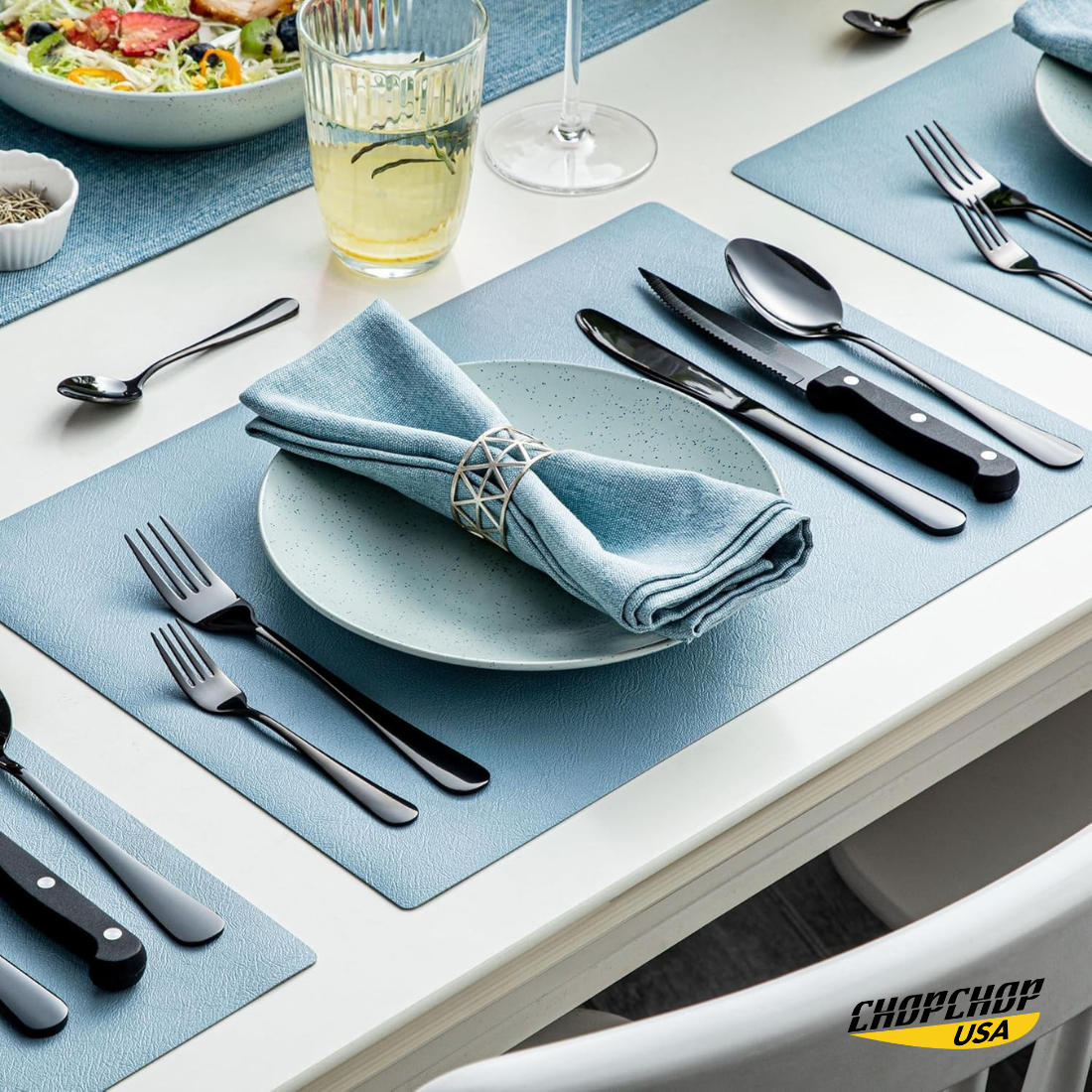 ChopChop USA 24-Piece Stainless Steel Silverware Set