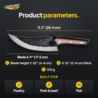 Product parameters – ChopChop boning knife