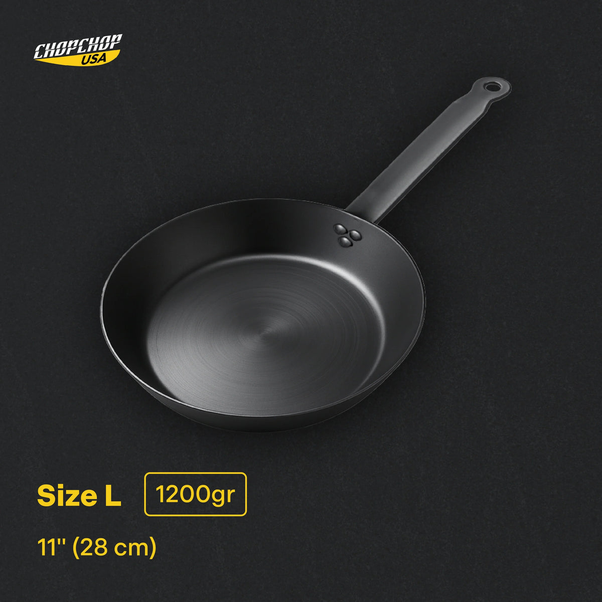 ChopChop carbon steel pan – 11.02" (28 cm)