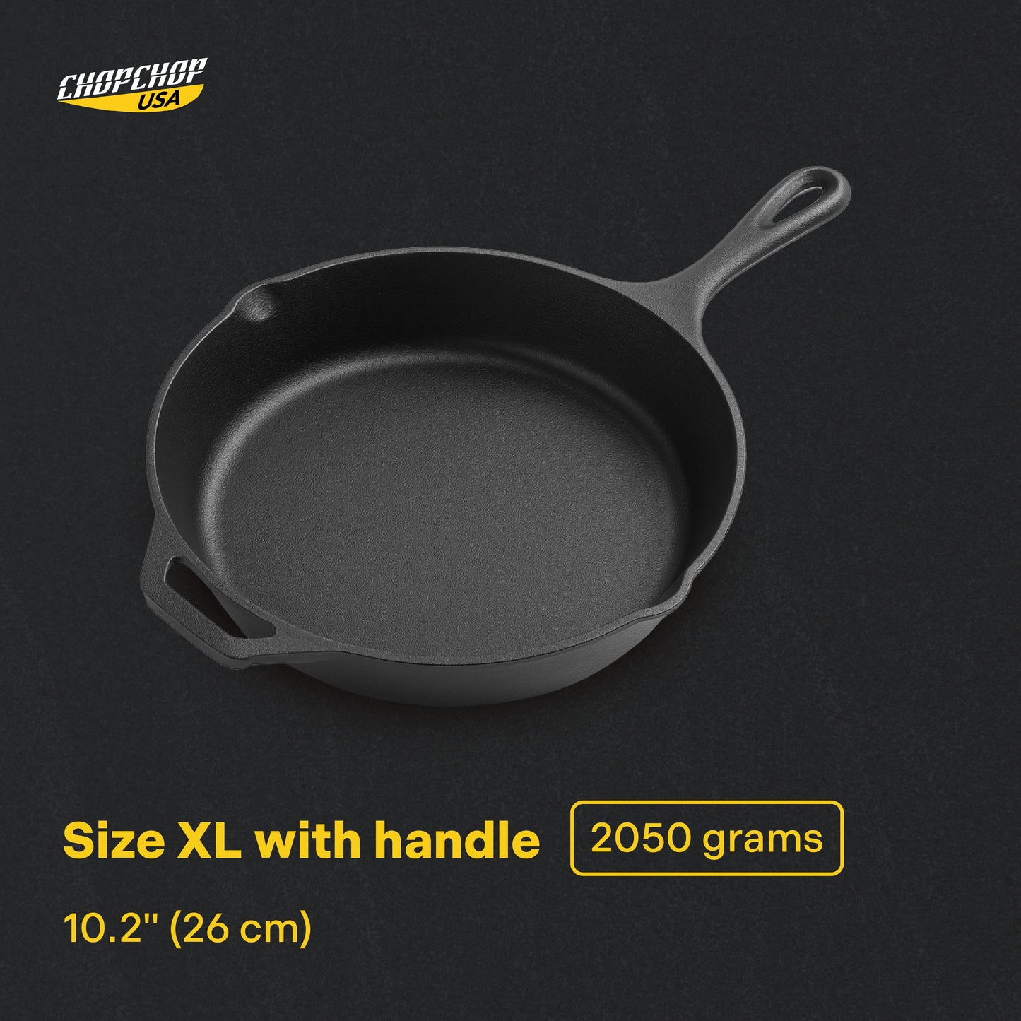 ChopChop USA Cast Iron Skillet | Black Friday Sale