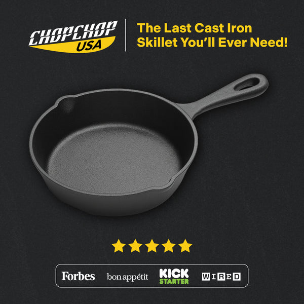 ChopChop USA Cast Iron Skillet