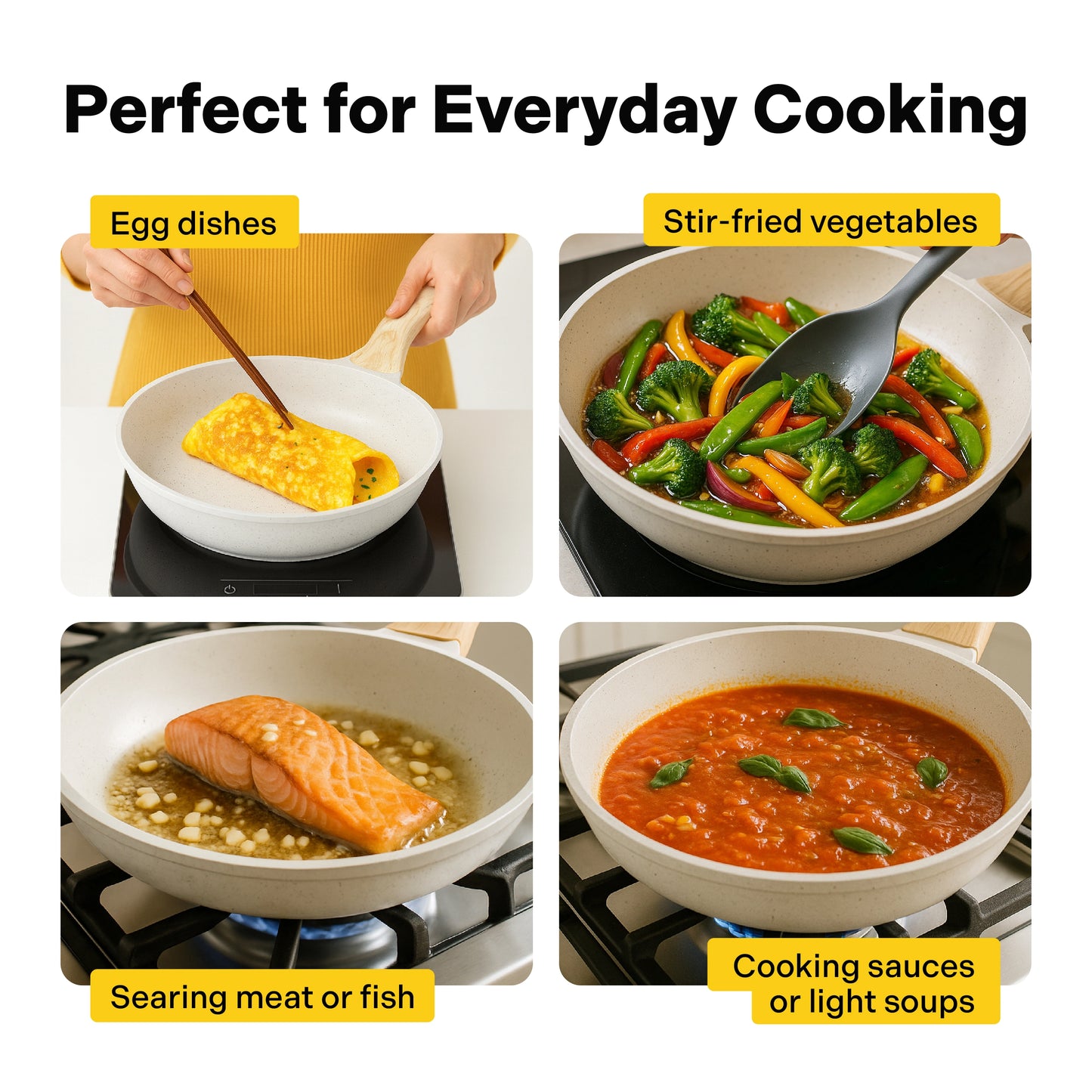 ChopChop USA Ceramic Frying Pan | Flash Sale Ends Midnight