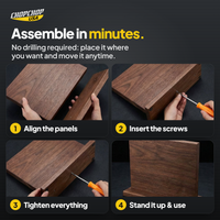 Assemble in minutes – ChopChop magnetic knife block