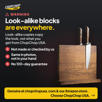 Look-alike blocks are everywhere – how to spot a genuine ChopChop magnetic knife block