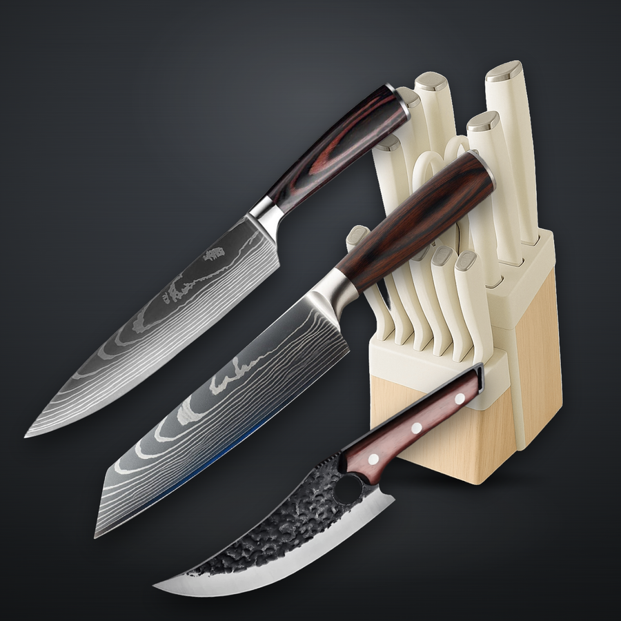 ChopChop USA kitchen knives: Kiritsuke, chef and boning knife